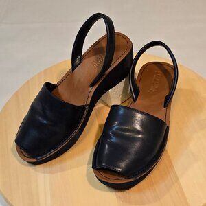 Navy Kenneth Cole Mules
